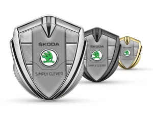 Skoda Emblema Abovedado Insignia Atlético Esquema Superior